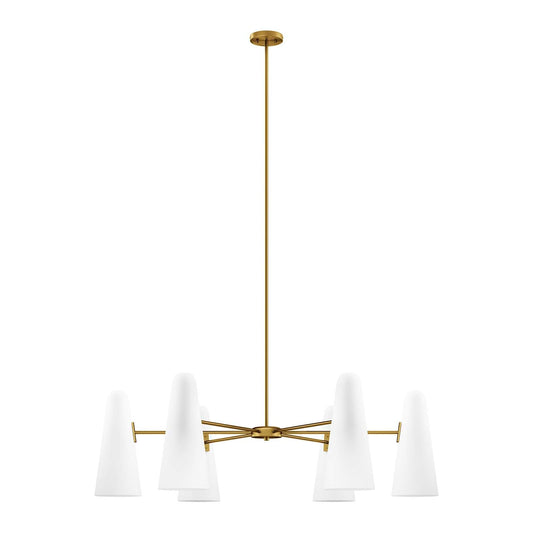 Beacon 6-Light Chandelier By Modway - EEI-5648 | Chandeliers - 4