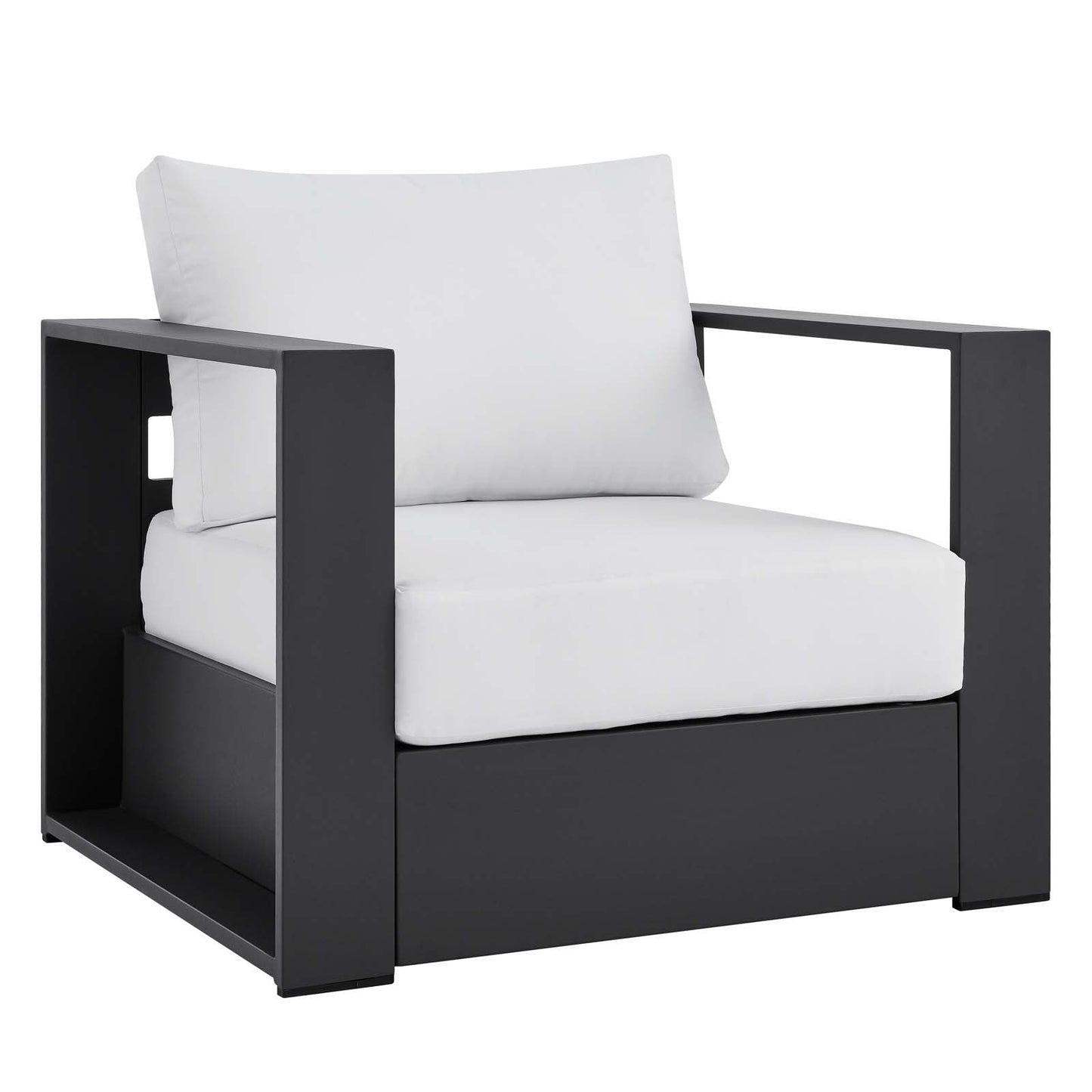 Tahoe Outdoor Patio Powder-Coated Aluminum Armchair By Modway | Outdoor Chairs | Modishstore - 3