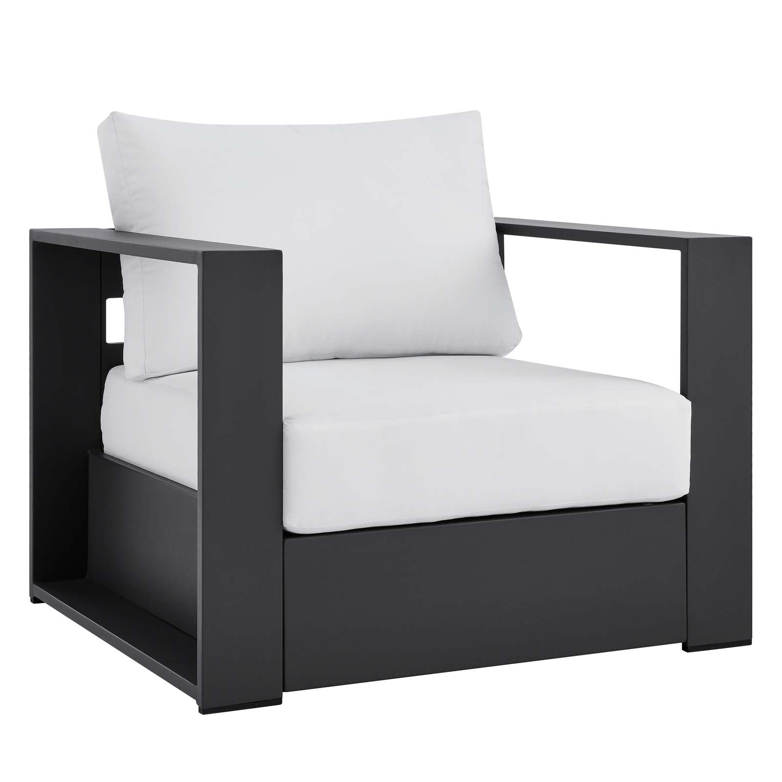 Tahoe Outdoor Patio Powder-Coated Aluminum Armchair By Modway | Outdoor Chairs | Modishstore - 3