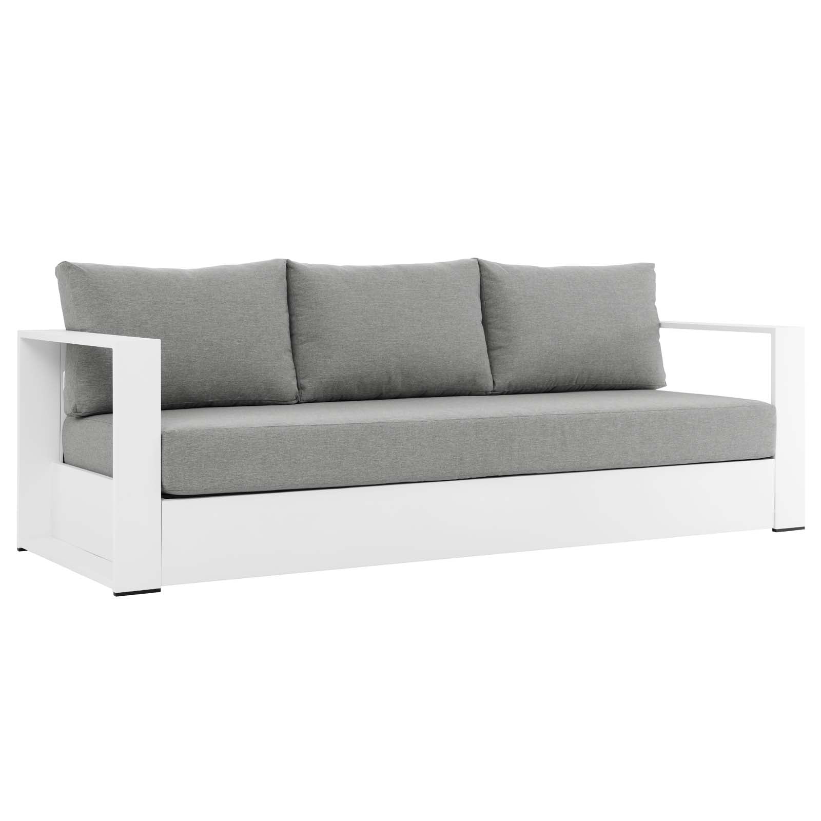 Tahoe Outdoor Patio Powder-Coated Aluminum Sofa By Modway | Outdoor Sofas, Loveseats & Sectionals | Modishstore - 5