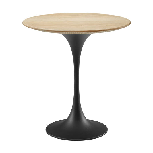 Lippa 20" Round Side Table By Modway - EEI-5689-BLK-CHE | Side Tables |  Modishstore - 2