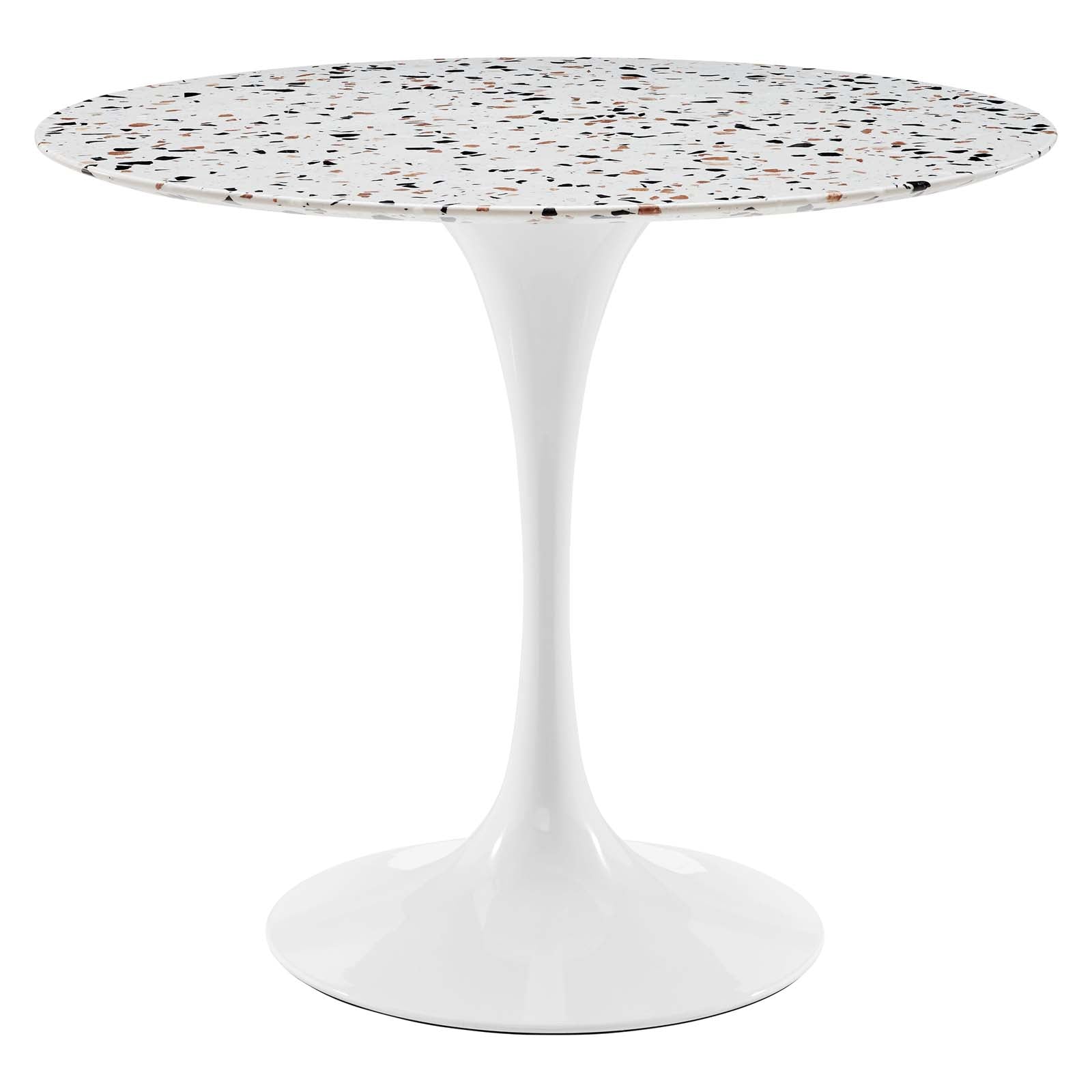 Lippa 36" Round Terrazzo Dining Table By Modway - EEI-5713-WHI-WHI | Dining Tables |  Modishstore