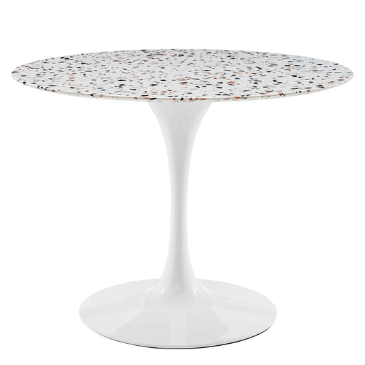 Lippa 40" Round Terrazzo Dining Table By Modway - EEI-5722-WHI-WHI | Dining Tables |  Modishstore