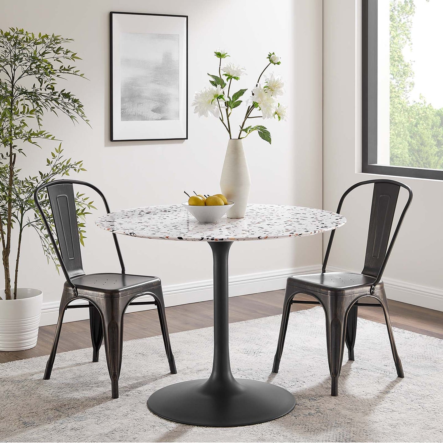 Lippa 40" Round Terrazzo Dining Table By Modway - EEI-5725 | Dining Tables