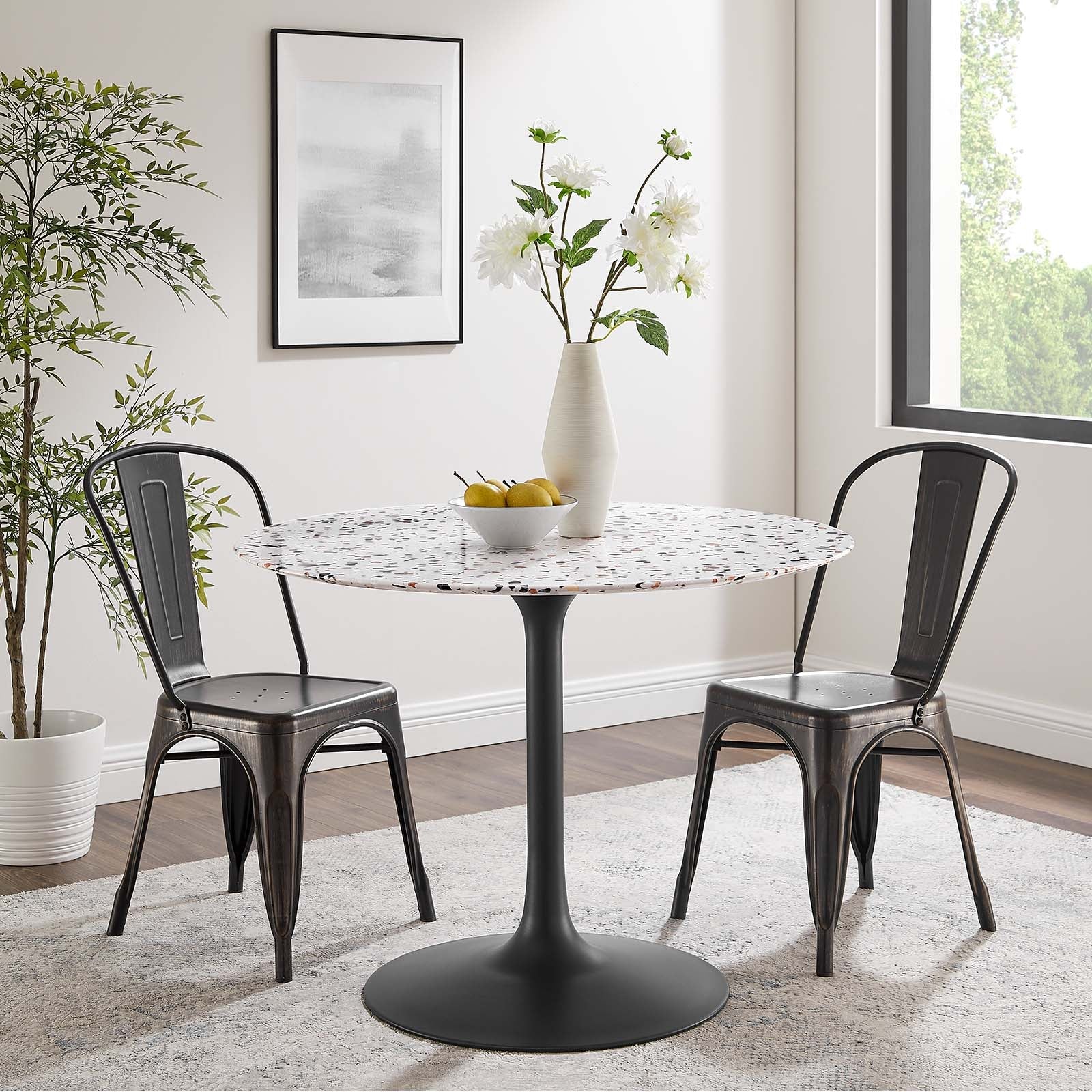 Lippa 40" Round Terrazzo Dining Table By Modway - EEI-5725 | Dining Tables