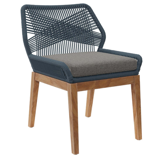 Wellspring Outdoor Patio Teak Wood Dining Chair By Modway - EEI-5747 | Outdoor Chairs | Modishstore