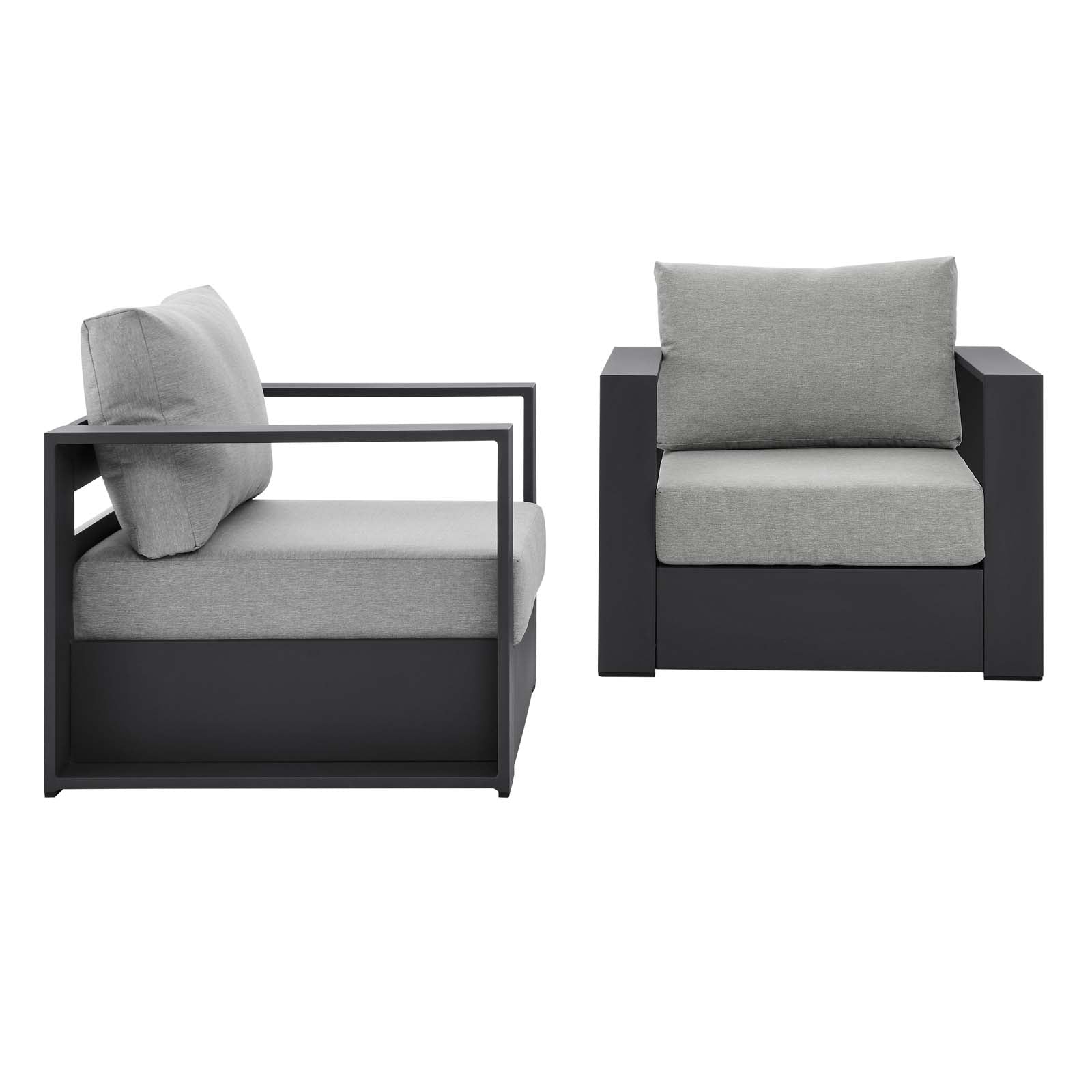 Tahoe Outdoor Patio Powder-Coated Aluminum 2-Piece Armchair Set By Modway | Outdoor Chairs | Modishstore