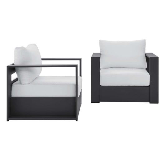 Tahoe Outdoor Patio Powder-Coated Aluminum 2-Piece Armchair Set By Modway | Outdoor Chairs | Modishstore - 2