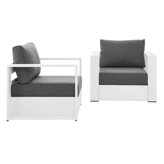 Tahoe Outdoor Patio Powder-Coated Aluminum 2-Piece Armchair Set By Modway | Outdoor Chairs | Modishstore - 3