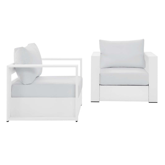 Tahoe Outdoor Patio Powder-Coated Aluminum 2-Piece Armchair Set By Modway | Outdoor Chairs | Modishstore - 5