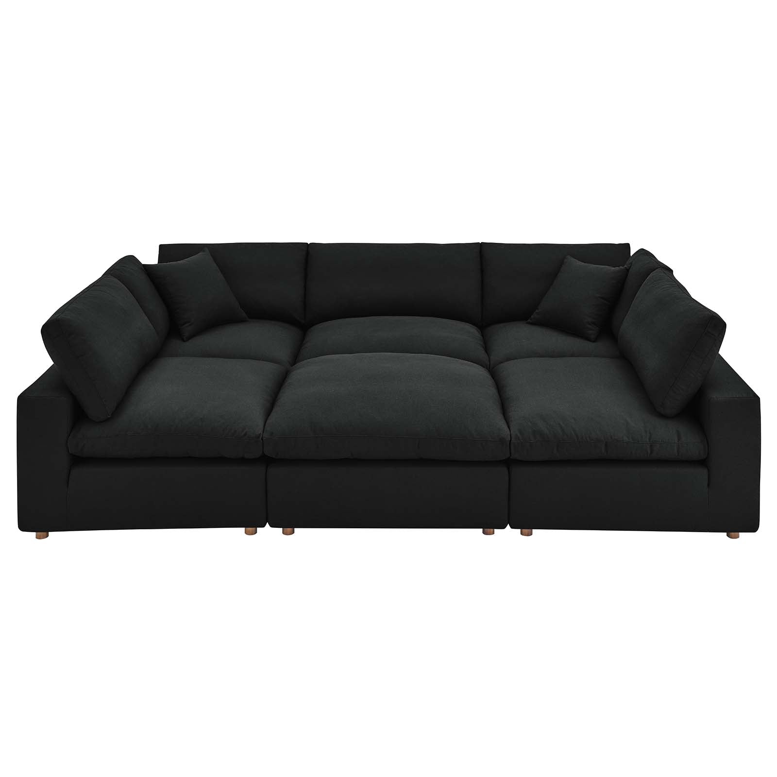 Commix Down Filled Overstuffed 6-Piece Sectional Sofa By Modway - EEI-5761-AZU | Sofas |  Modishstore - 2