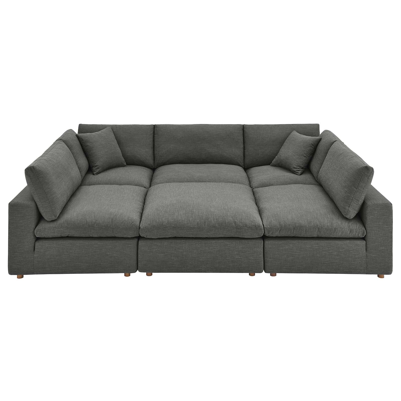 Commix Down Filled Overstuffed 6-Piece Sectional Sofa By Modway - EEI-5761-AZU | Sofas |  Modishstore - 3