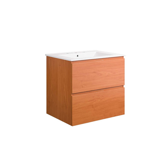 Scenic 24" Wall-Mount Bathroom Vanity By Modway - EEI-5811 | Bathroom Accessories | Modishstore - 2