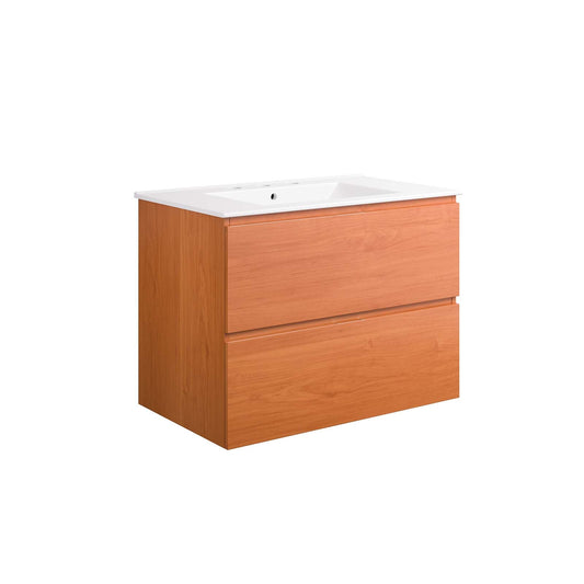 Scenic 30" Wall-Mount Bathroom Vanity By Modway - EEI-5812 | Bathroom Accessories | Modishstore - 2