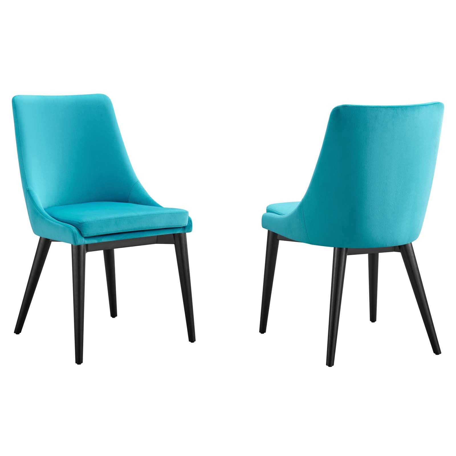 Viscount Accent Performance Velvet Dining Chairs - Set of 2 By Modway | Dining Chairs | Modishstore -2