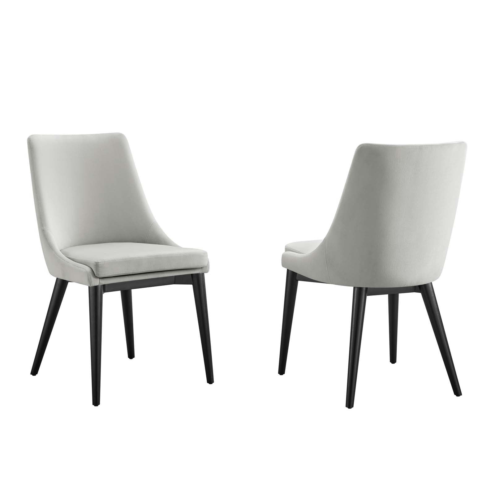 Viscount Accent Performance Velvet Dining Chairs - Set of 2 By Modway | Dining Chairs | Modishstore -7