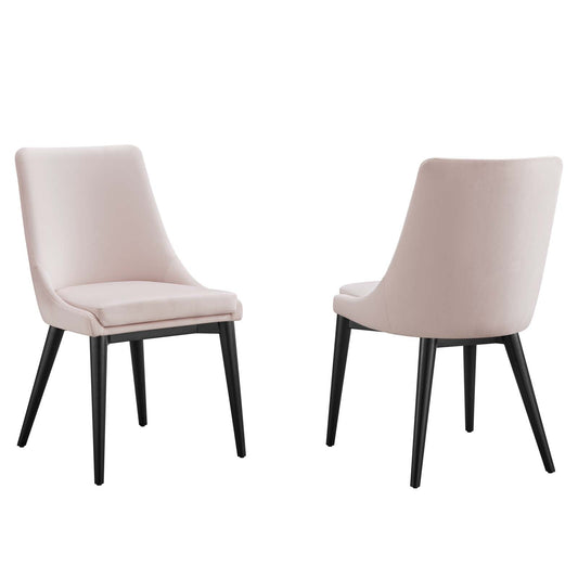 Viscount Accent Performance Velvet Dining Chairs - Set of 2 By Modway | Dining Chairs | Modishstore -9