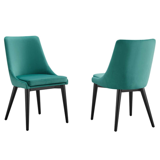 Viscount Accent Performance Velvet Dining Chairs - Set of 2 By Modway | Dining Chairs | Modishstore -10
