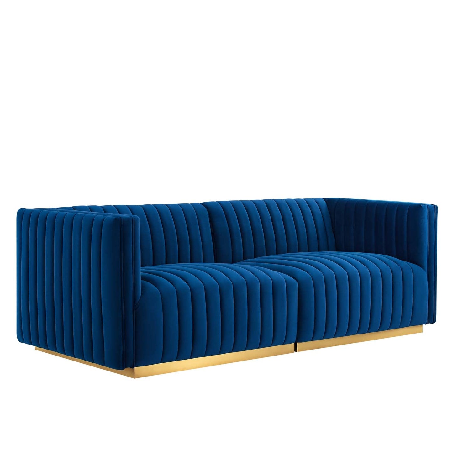 Conjure Channel Tufted Performance Velvet Loveseat By Modway - EEI-5842 | Loveseats - 4