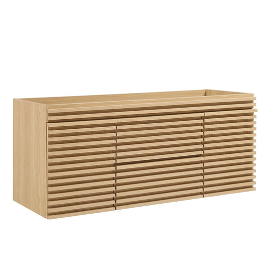 Render 48" Wall-Mount Bathroom Vanity Cabinet By Modway - EEI-5866 | Bathroom Accessories | Modishstore - 3