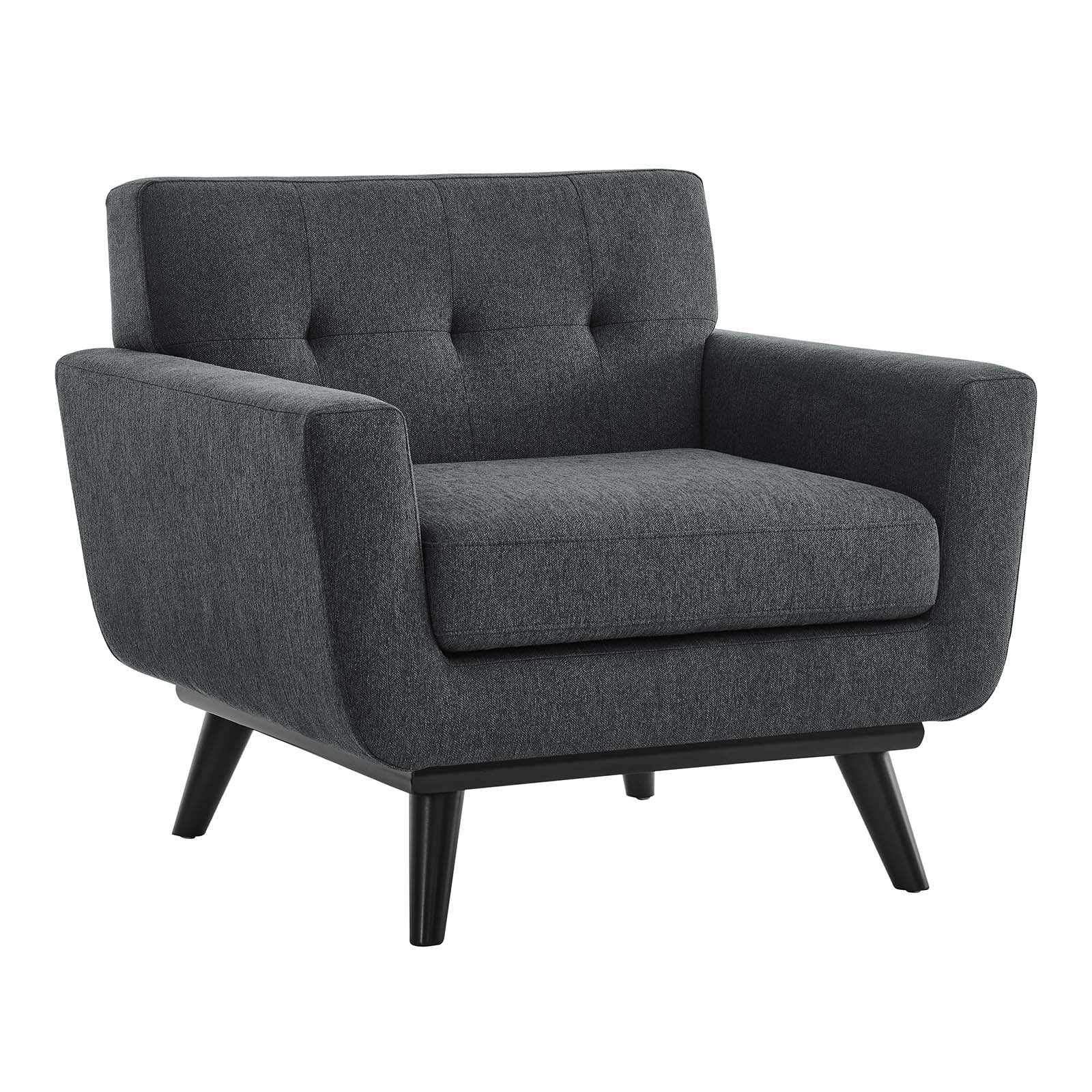 Engage Herringbone Fabric Armchair By Modway - EEI-5868-BEI | Armchairs |  Modishstore - 2