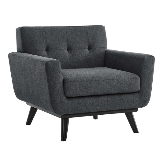 Engage Herringbone Fabric Armchair By Modway - EEI-5868-BEI | Armchairs |  Modishstore - 2
