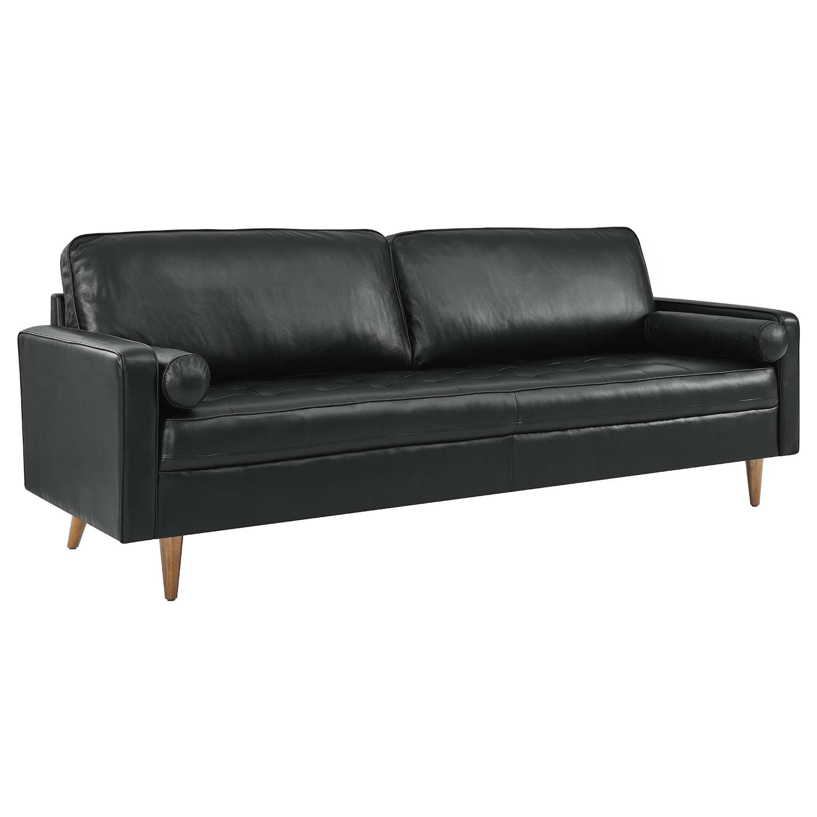 Valour 88" Leather Sofa By Modway - EEI-5871 | Sofas | Modishstore