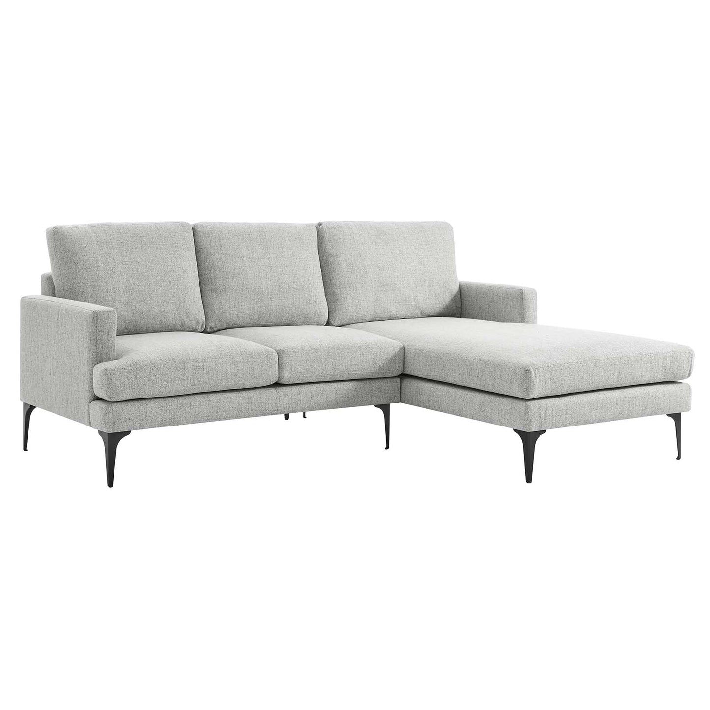 Evermore Right-Facing Upholstered Fabric Sectional Sofa By Modway - EEI-6012 | Sectional - 4