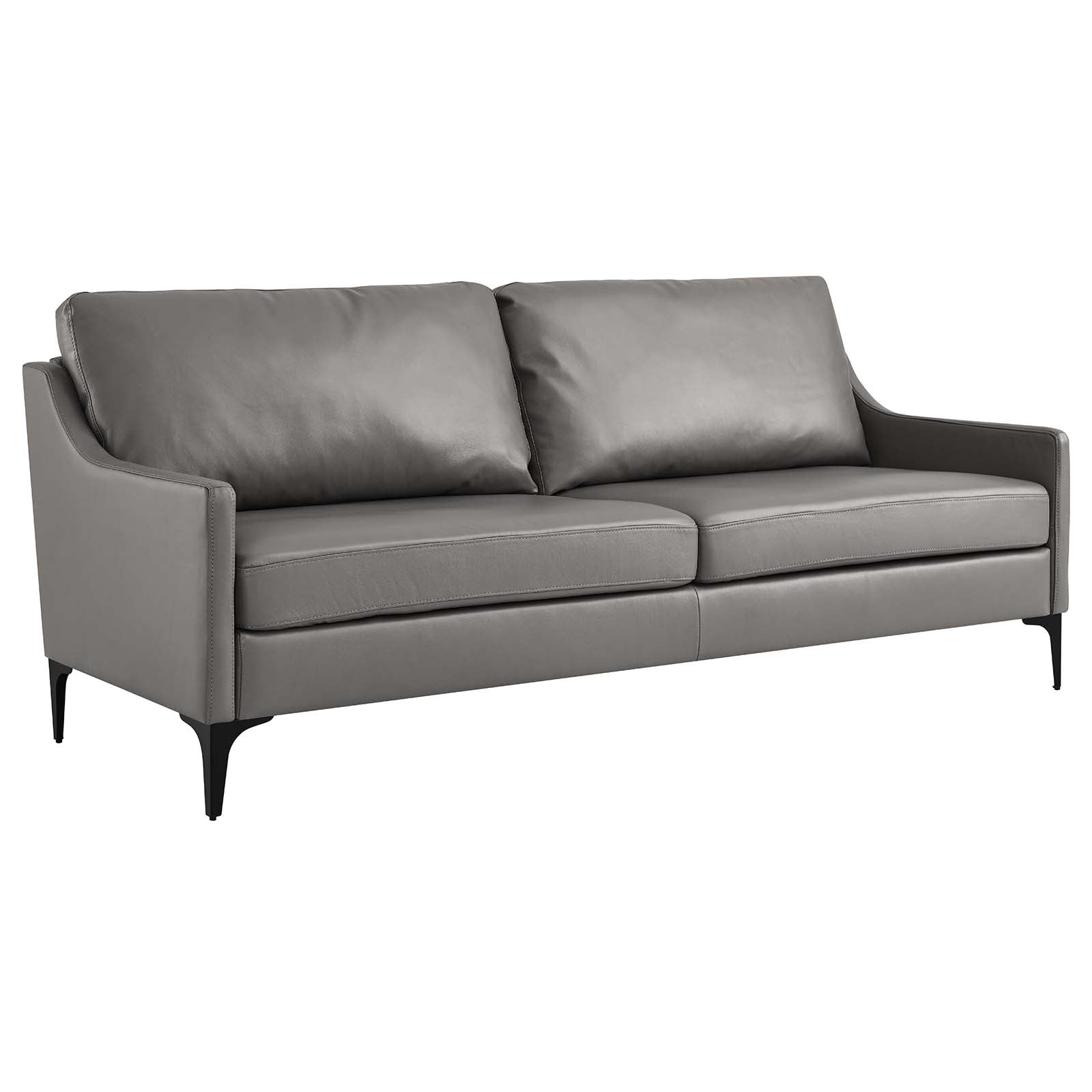 Corland Leather Sofa By Modway - EEI-6018 | Sofas - 2