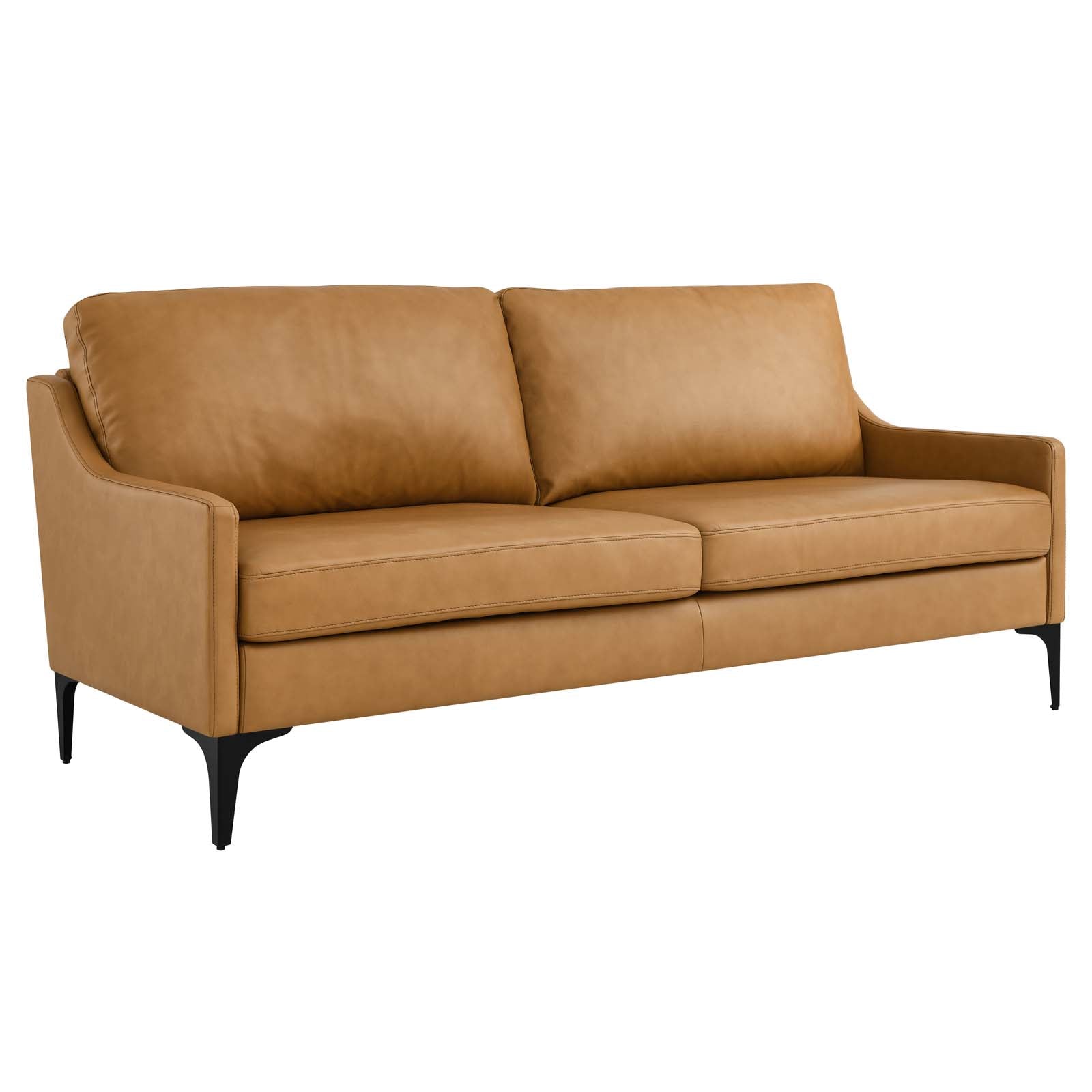 Corland Leather Sofa By Modway - EEI-6018 | Sofas - 3
