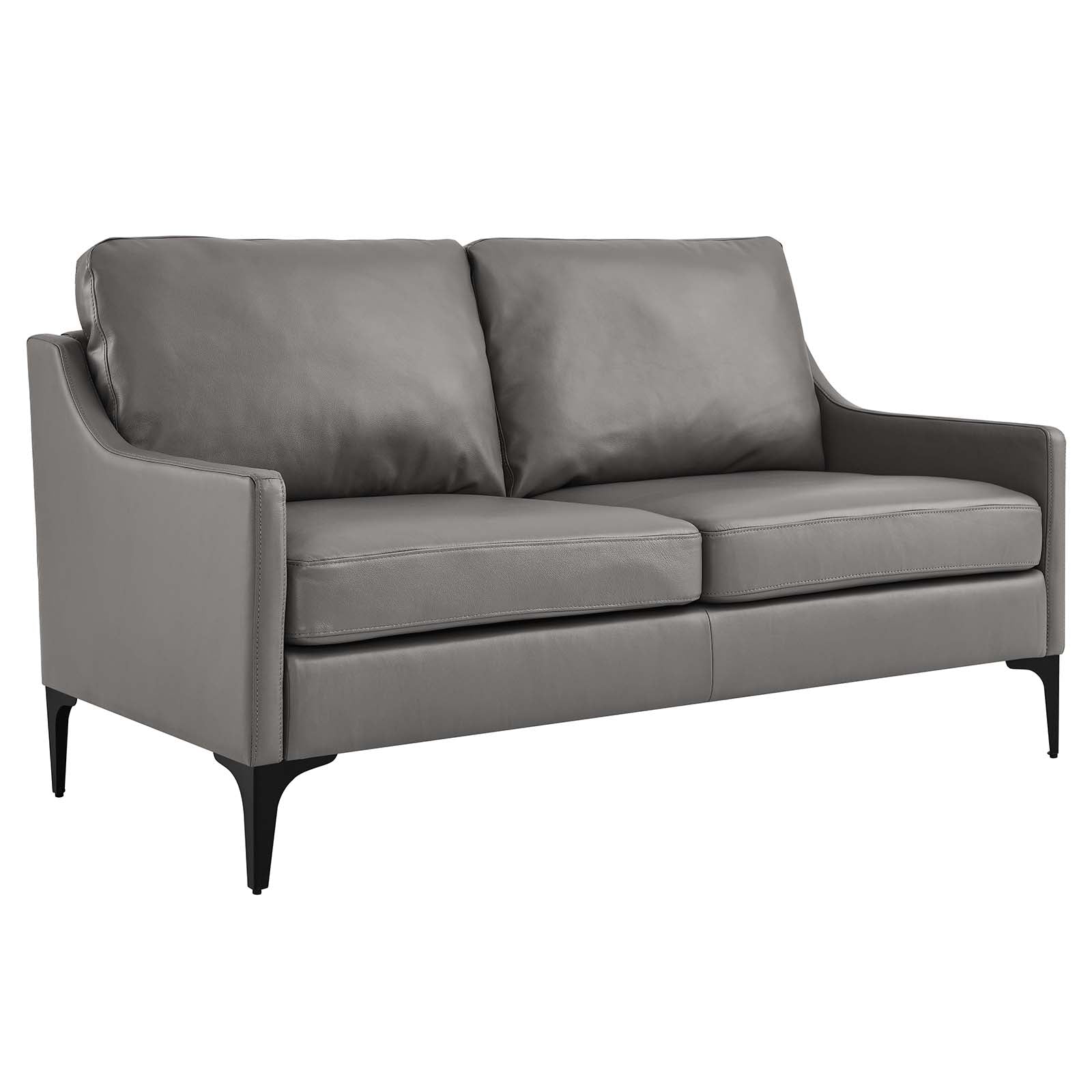Corland Leather Loveseat By Modway - EEI-6020 | Loveseats - 2