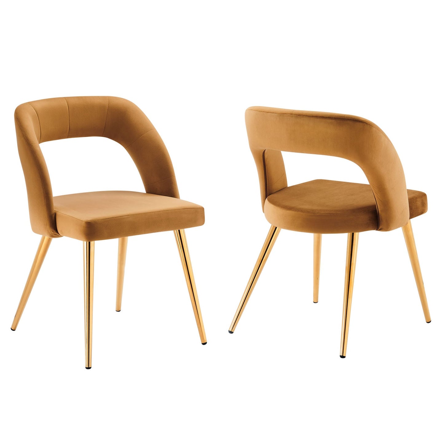 Marciano Performance Velvet Dining Chair Set of 2 By Modway | Dining Chairs