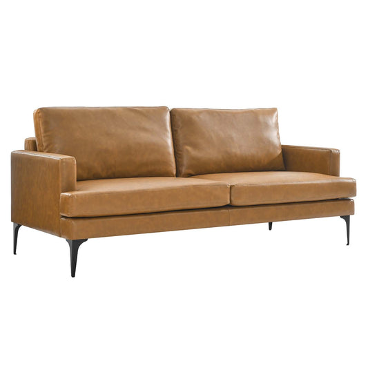 Evermore Vegan Leather Sofa By Modway - EEI-6049 | Sofas