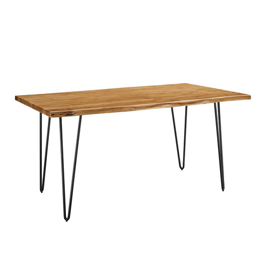 Henley 60" Live Edge Acacia Wood Dining Table By Modway - EEI-6059 | Dining Tables - 3