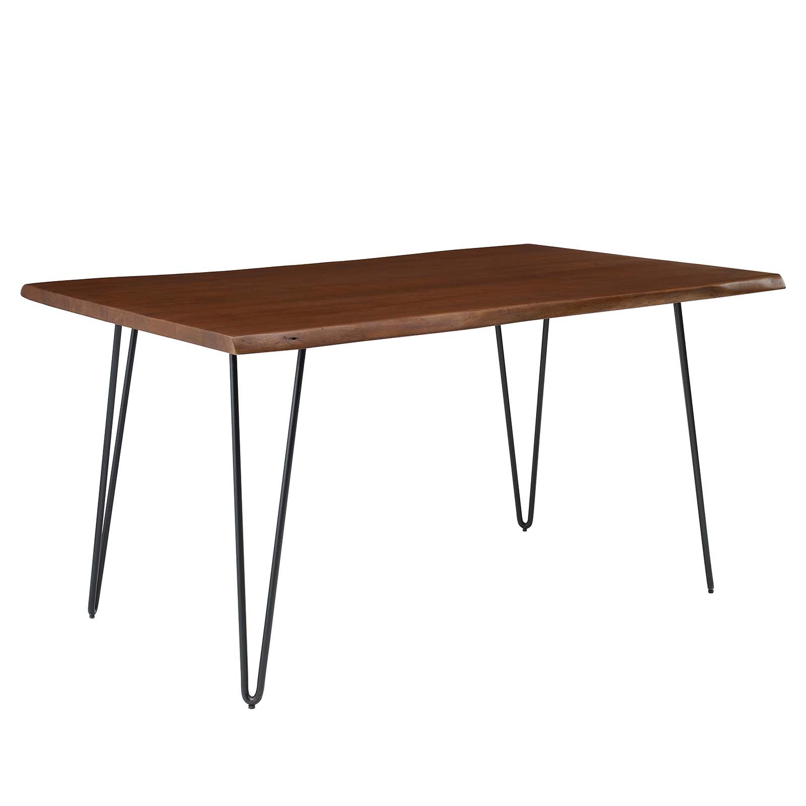Henley 60" Live Edge Acacia Wood Dining Table By Modway - EEI-6059 | Dining Tables