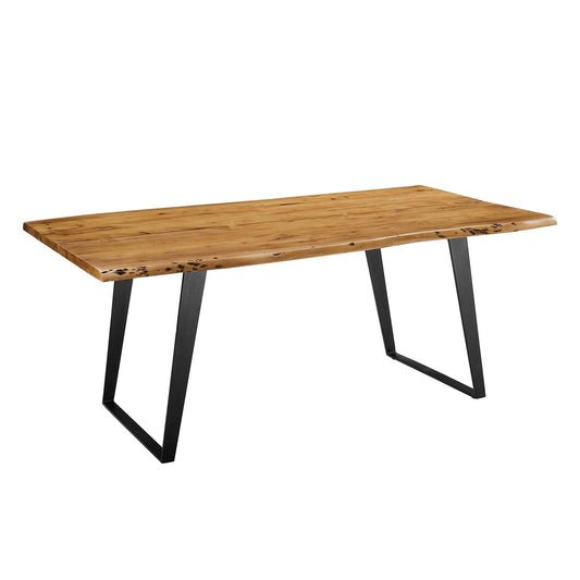 Viggo 74" Live Edge Acacia Wood Dining Table By Modway - EEI-6069 | Dining Tables | Modishstore - 2