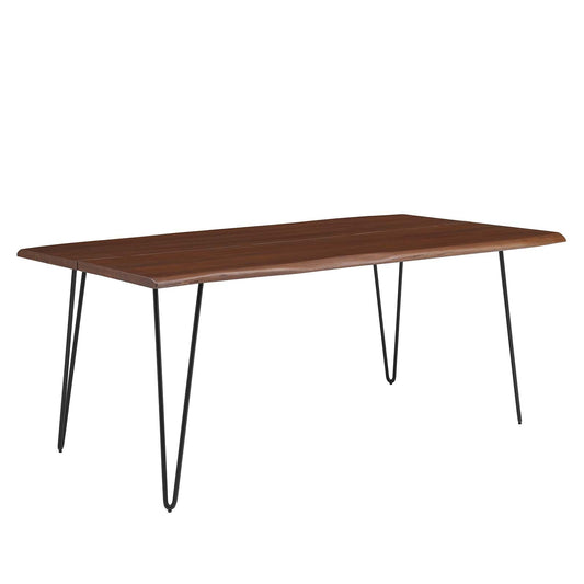 Ardor 74" Live Edge Acacia Wood Dining Table By Modway - EEI-6070 | Dining Tables