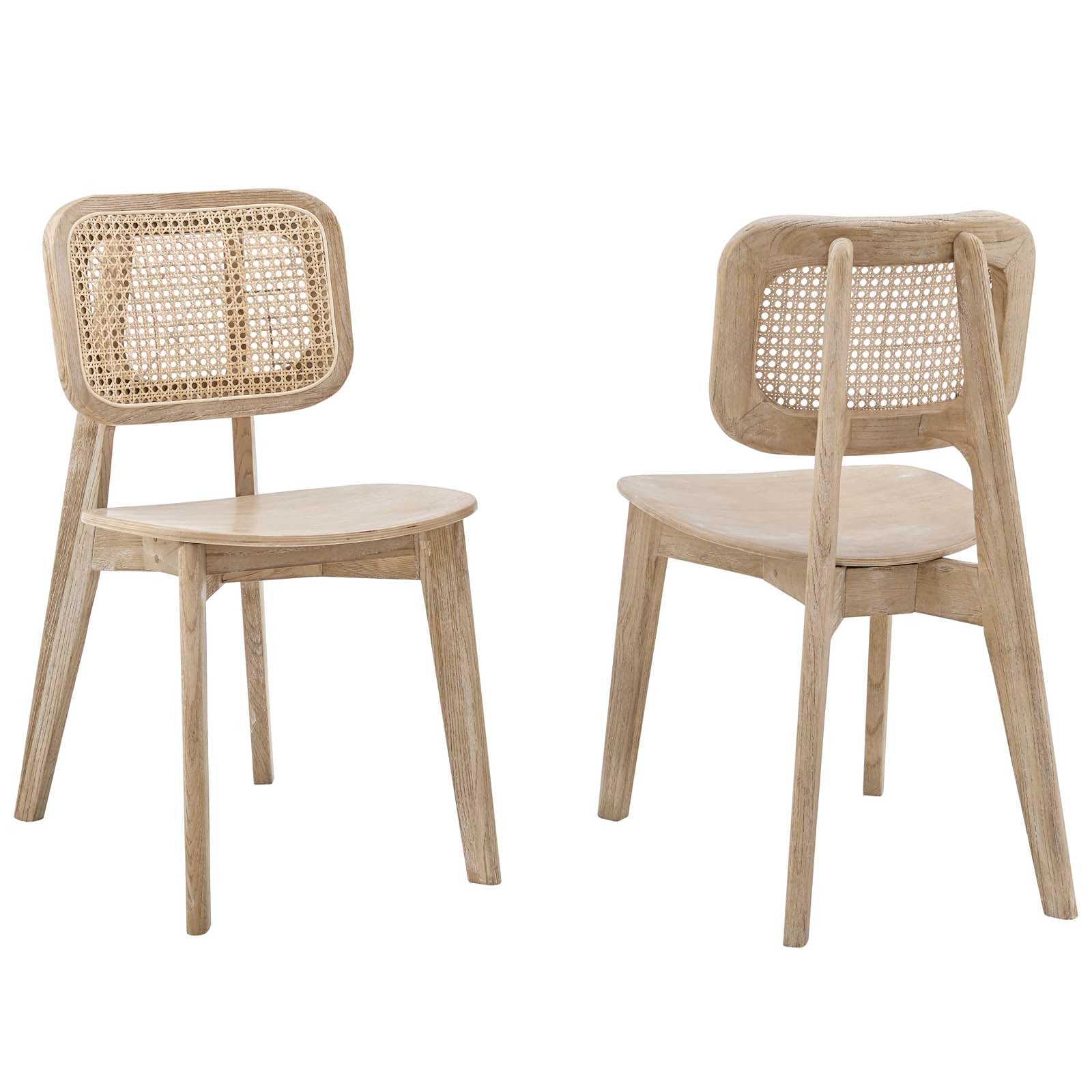 Habitat Wood Dining Side Chair Set Of 2 By Modway - EEI-6077-BLK | Dining Chairs |  Modishstore - 2