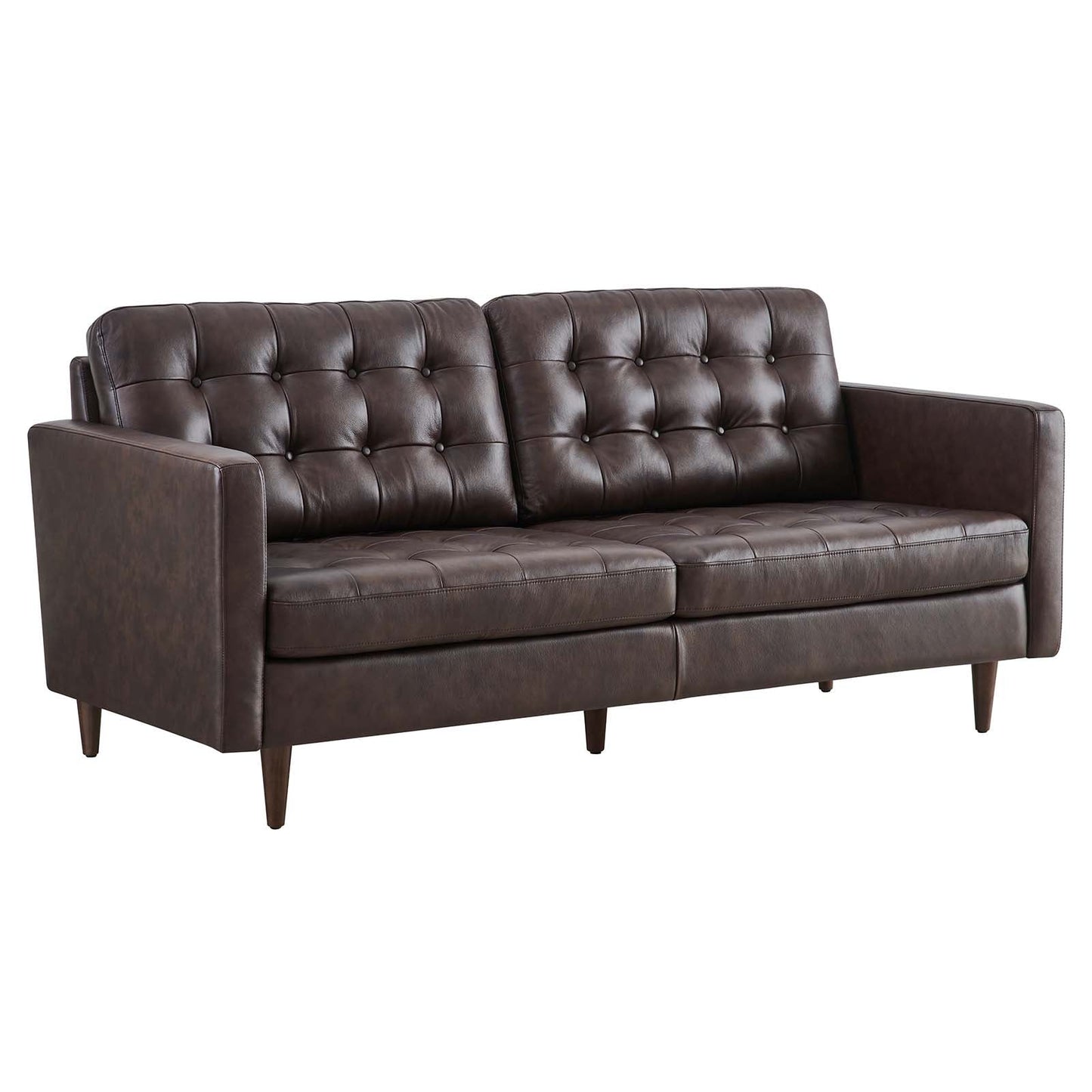 Exalt Tufted Vegan Leather Sofa By Modway - eei-6099 | Sofas