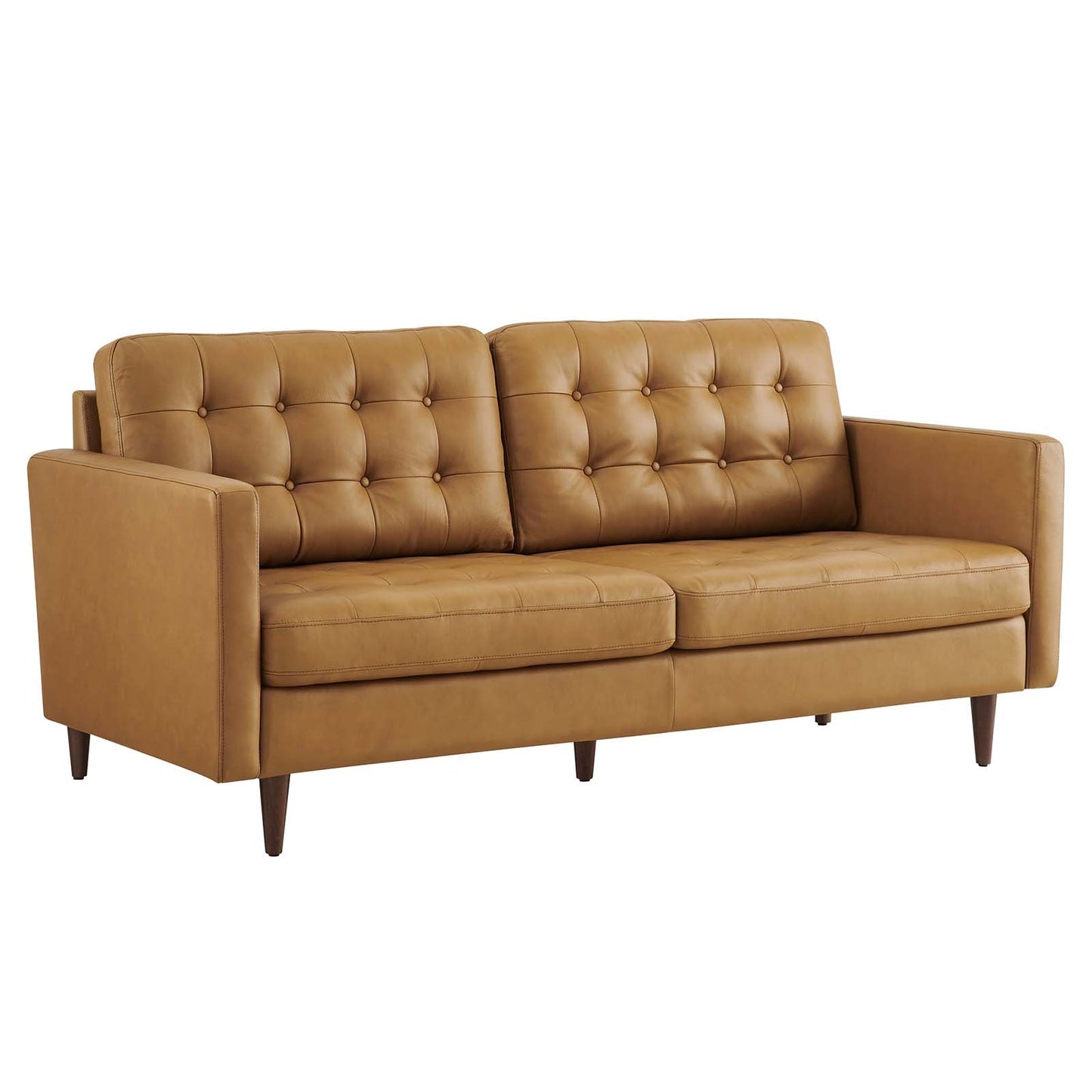 Exalt Tufted Vegan Leather Sofa By Modway - eei-6099 | Sofas - 2