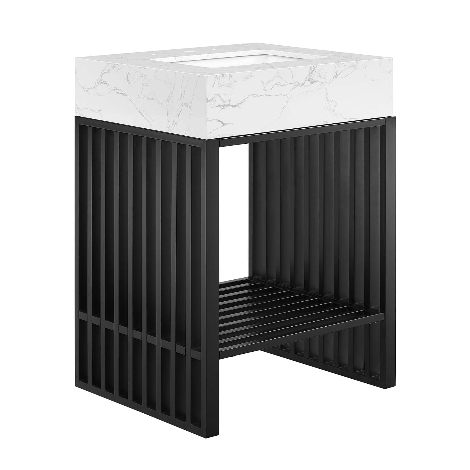 Gridiron 24" Bathroom Vanity By Modway - EEI-6104 | Bathroom Accessories