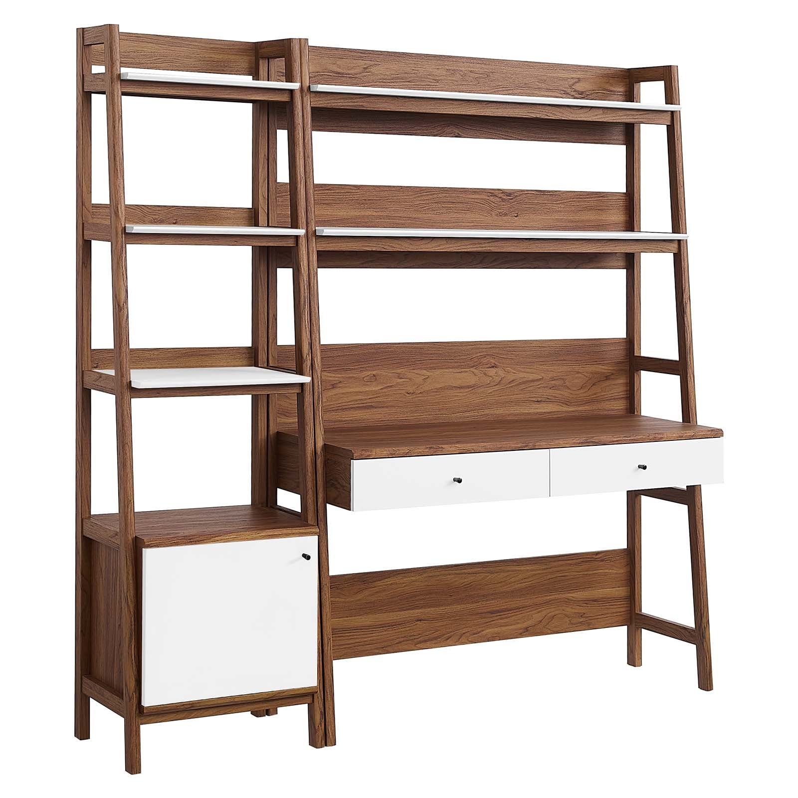 Bixby 2-Piece Wood Office Desk and Bookshelf By Modway - EEI-6111 | Bookcases - 3