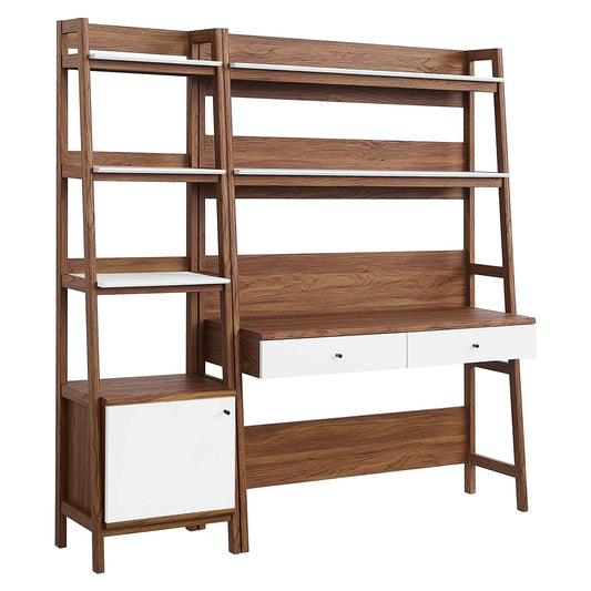 Bixby 2-Piece Wood Office Desk and Bookshelf By Modway - EEI-6111 | Bookcases - 3