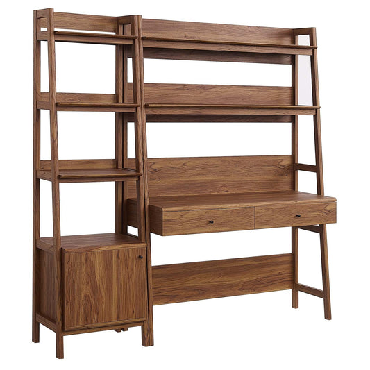 Bixby 2-Piece Wood Office Desk and Bookshelf By Modway - EEI-6111 | Bookcases - 2