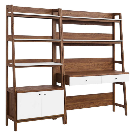 Bixby 2-Piece Wood Office Desk and Bookshelf By Modway - EEI-6112 | Bookcases - 3