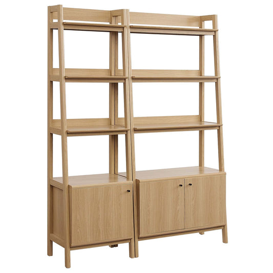 Bixby Wood Bookshelves - Set of 2 By Modway - EEI-6113 | Bookcases
