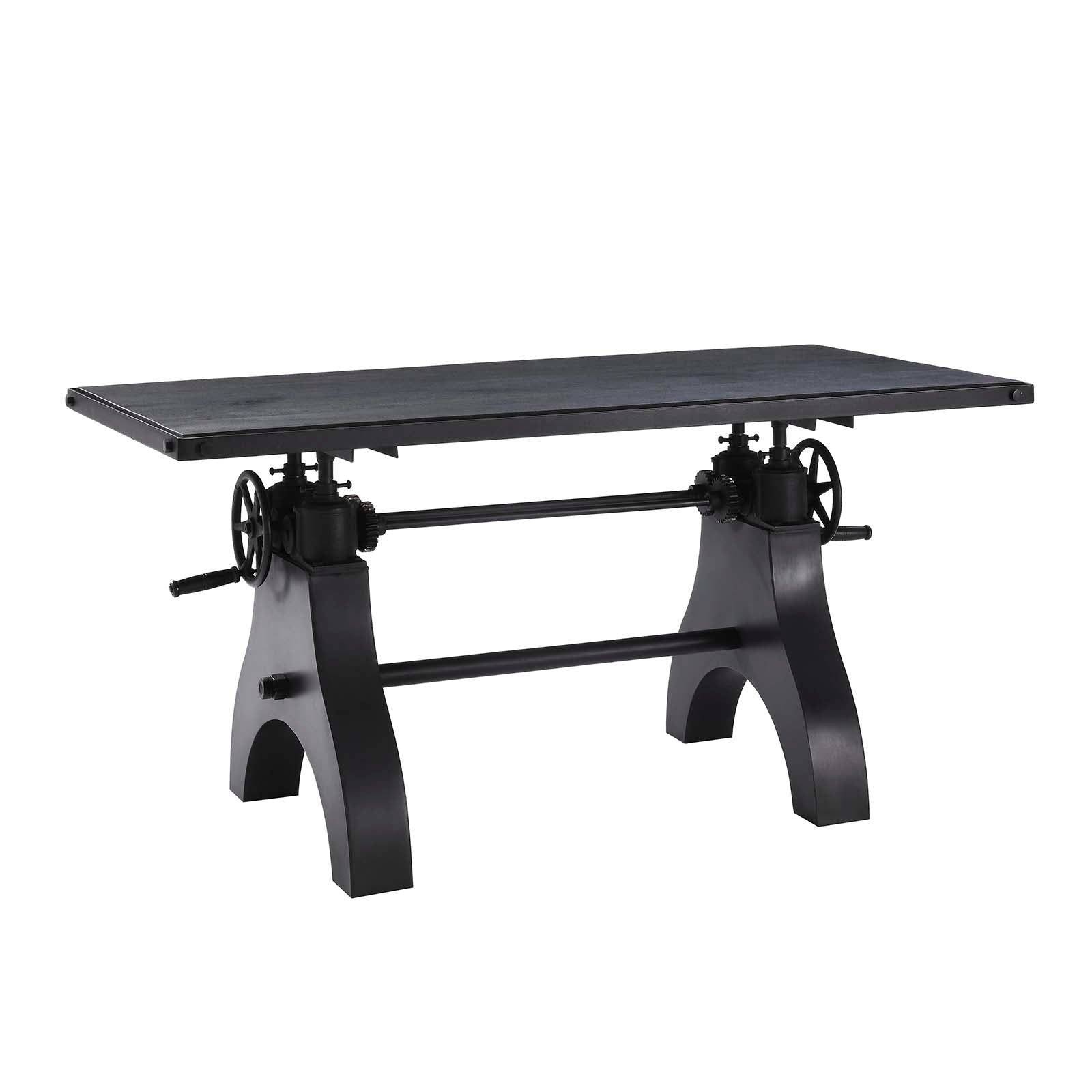 Genuine 60" Crank Adjustable Height Dining Table and Computer Desk By Modway - EEI-6148 | Dining Tables | Modway
