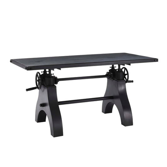 Genuine 60" Crank Adjustable Height Dining Table and Computer Desk By Modway - EEI-6148 | Dining Tables | Modway