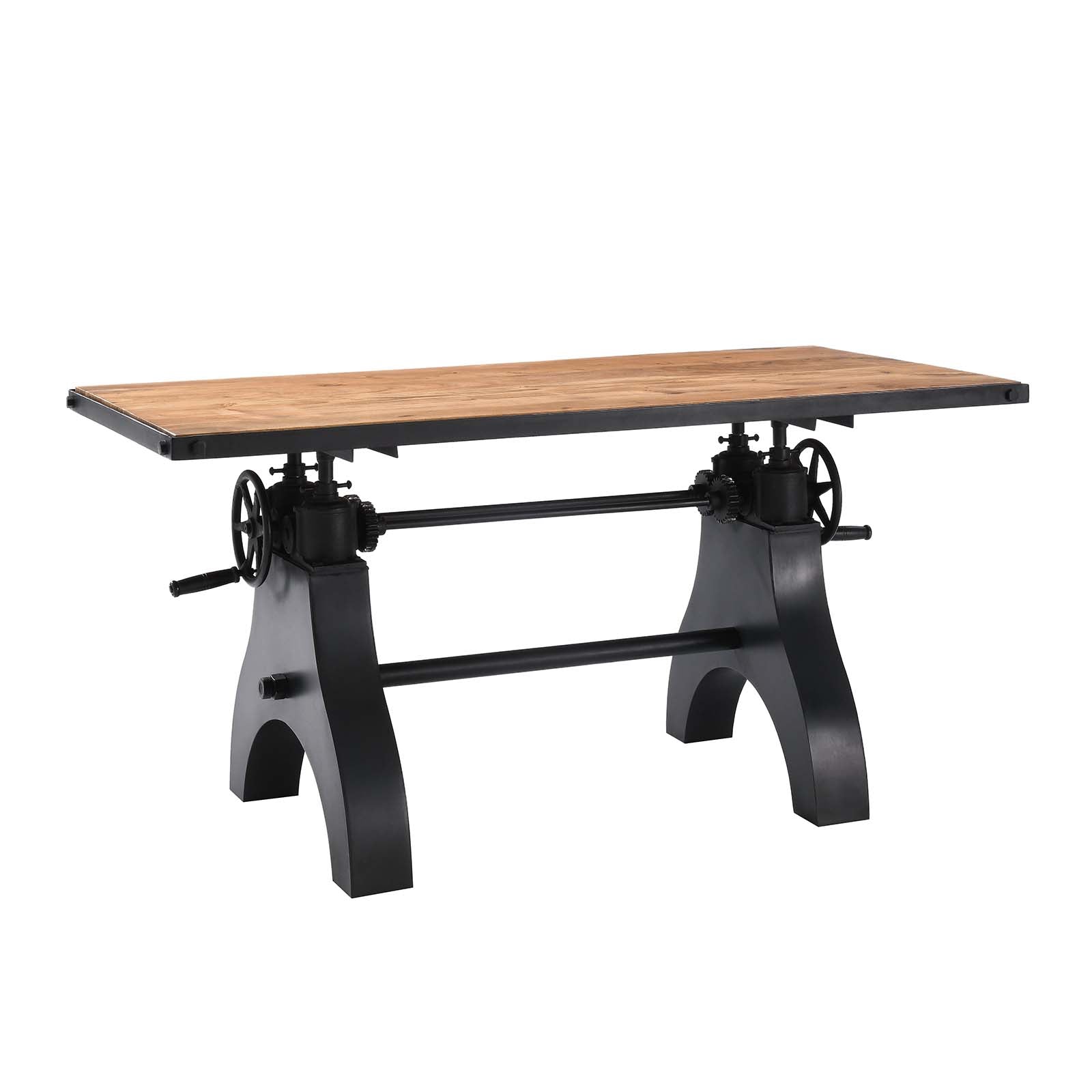 Genuine 60" Crank Adjustable Height Dining Table and Computer Desk By Modway - EEI-6148 | Dining Tables | Modway - 2
