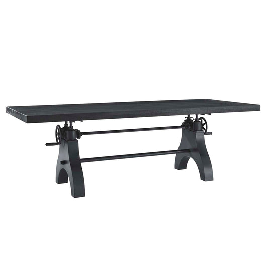 Genuine 96" Crank Adjustable Height Dining and Conference Table By Modway - EEI-6149 | Dining Tables | Modway